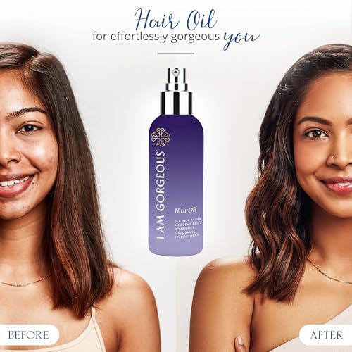 Anti-Frizz Hair Oil with Argan & Marula for All Hair Types