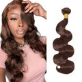 12" Brazilian Body Wave Hair Bundle #4 Dark Brown 50g