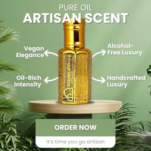 Maison d'Orient Mysteek 12?mL Perfume Oil for Women in Traditional Attar Style Cologne. Great Gift Party Favor and Pocket Size Body Oil ? Alcohol?Free, Long?Lasting, Compliment Magnet