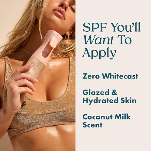 Kopari Rose Gold Sunglaze SPF 42 Body Mist Sunscreen