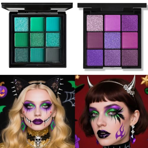 Eyeshadow Palette Set 2 Pcs Matte Shimmer Highly Pigmented