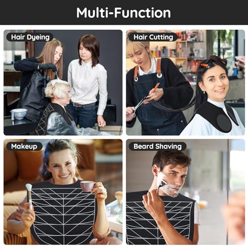 Segbeauty Hair Cutting Mat with Guide Lines - Silicone Waterproof