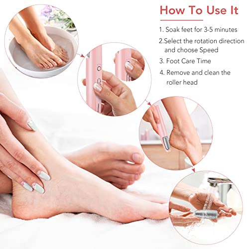 Electric Callus Remover - Professional Pedicure Kit for Smooth Feet