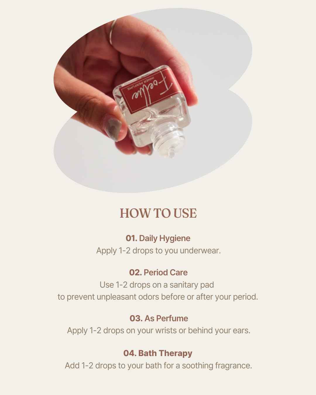 Foellie] eau de venus- Feminine Inner Beauty Perfume for Underwear Attractive Scents Fragrance, 5ml/0.169 fl.oz