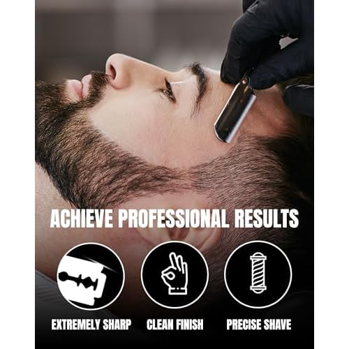 Gentleman Jon 50-Pack Platinum Double Edge Razor Blades - Premium Swedish Stainless Steel Safety Razor Blades - Platinum Coated Blade For Smooth and Comfortable Shaves - Fits Most Men's Safety Razors