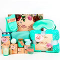 Luxury Spa Gift Basket Set ? 16 Pcs Bath Set with Bath Bombs, Body Lotion, Shower Gel & More ? Relaxing Gifts for Women & Men ? Perfect for Birthday, Christmas, Thank You & Bridal Shower(Turquoise)