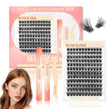 Lash Clusters Kit - Fluffy 10-18mm with Bond & Seal