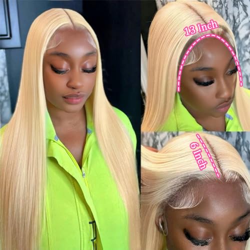 LETMIEO 613 Blonde 13x6 Lace Front Wig Human Hair 30"