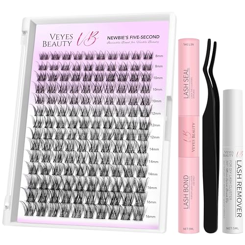 VEYESBEAUTY Lash Clusters Kit - DIY Eyelash Extensions