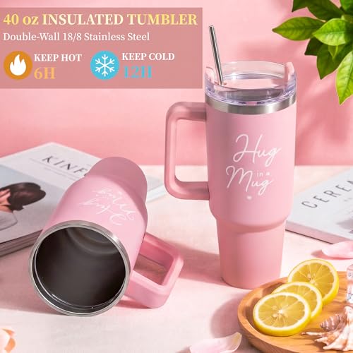 Women's Self Care Gift Basket Set with Blanket & Tumbler