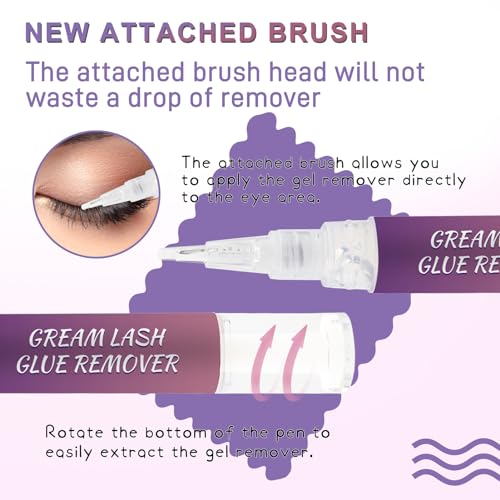 Wendy Lash Glue Remover – 5ml Safe & Gentle Eyelash Cleanser