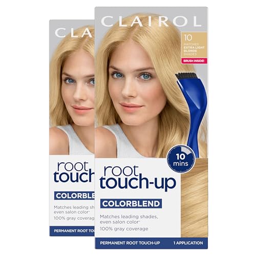 Clairol Root Touch-Up by Nice'n Easy Permanent Hair Dye, 5G Medium Golden Brown Hair Color, Pack of 2