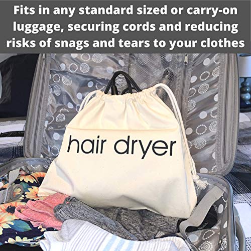 Hair Dryer Bags by Radiant Complex | Travel Safe Storage