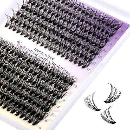 DIY Lash Clusters 280Pcs - Wispy Cat Eye 12-16mm Mixed