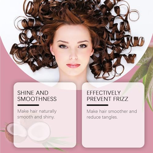 Curl Defining Cream for Curly Hair - Anti Frizz & Moisturizing