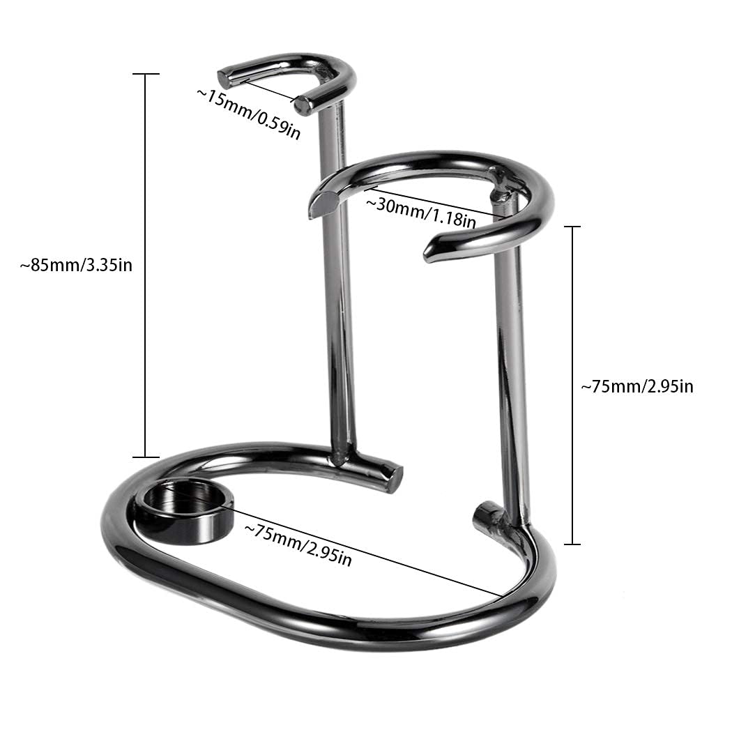 Shaving Razor and Brush Stand Universal Holder for Safety Razor and Straight Razor Storage Shave Brush Holder