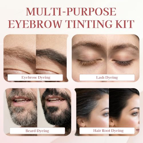 Lash & Brow Color Kit - Black, Waterproof, 4-Week Wear