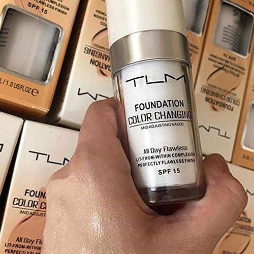 TLM Colour Changing Foundation with SPF 15 - 2 Pack