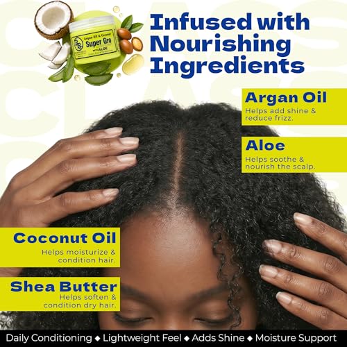 Bronner Bros Argan Oil & Coconut Super Gro Conditioner 6 oz