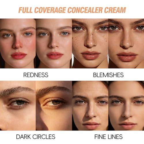 kikARU Full Coverage Pot Concealer - Light Shade 0.11oz