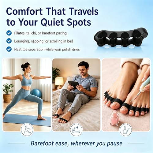 Silicone Toe Separators for Bunions & Alignment