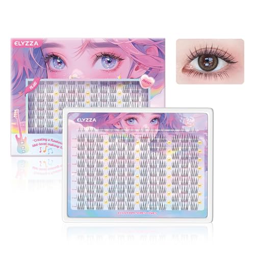 ELYZZA Idol Lash Extension Clusters 10-12mm C+ Curl Natural Look