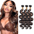 Fridnae P1B30 Ombre Body Wave Human Hair Bundles - 22/24/26 Inch