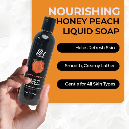 RA COSMETICS African Black Soap Liquid Body Wash 8 oz
