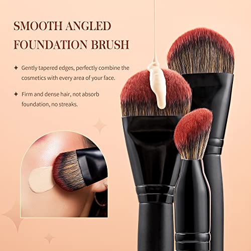 Jessup 21Pc Makeup Brush Set - Premium Synthetic Vegan Brushes