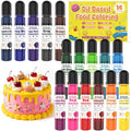 Oil-Based Food Coloring for Chocolate - 16 Colors