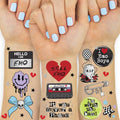 Emo Temporary Tattoos - 54 Styles | Waterproof Party Favors
