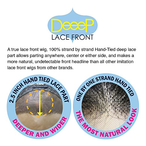 Vivica A. Fox GOLDIE-V New Futura Fiber, Deep Swiss Lace Front Wig in Color P273033