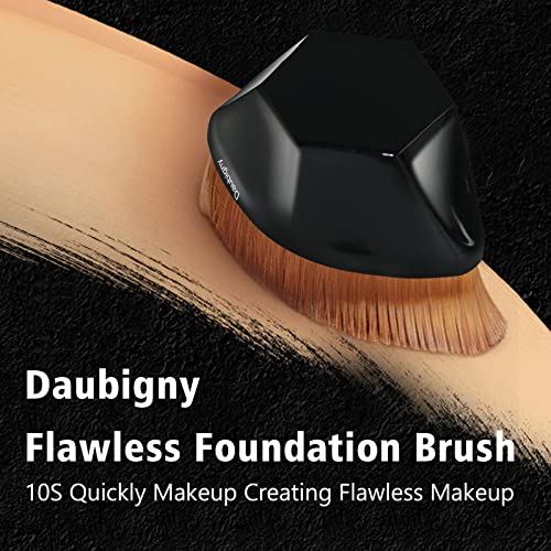 Daubigny Foundation Brush Flat Top Kabuki - Soft Bristles