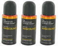 Mascolino Body Spray 3-Pack for Men