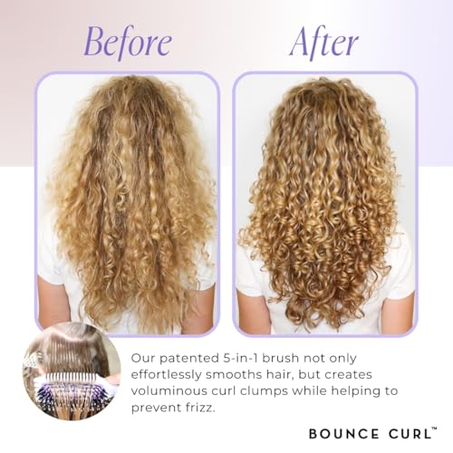 Bounce Curl Volume EdgeLift Brush - Curly Hair Brush for Definition