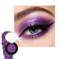 Purple Glitter Eyeshadow - Long Lasting Waterproof Shimmer