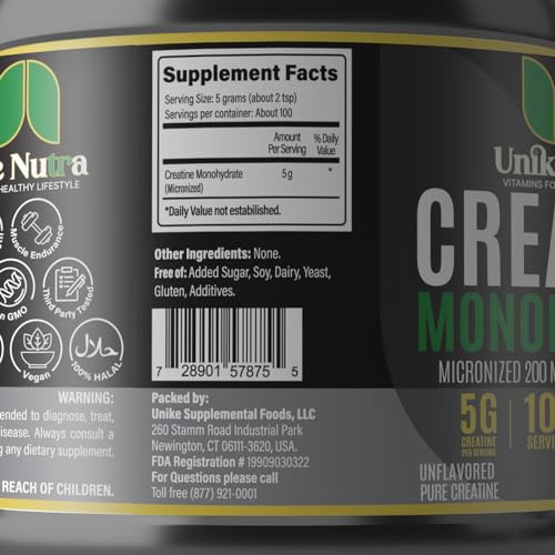 Micronized Creatine Monohydrate Powder 500g
