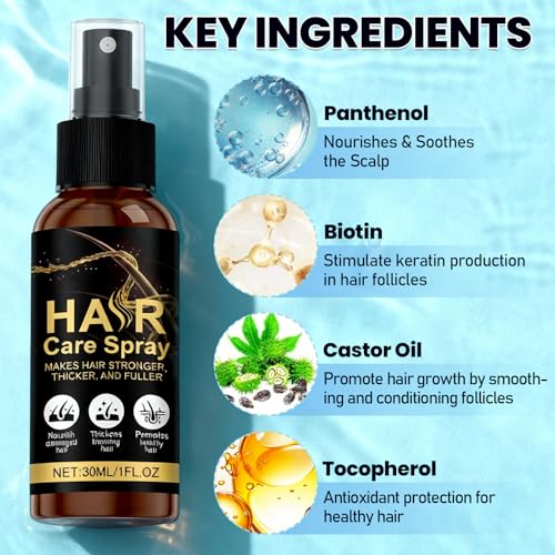 Minoxidil Hair Growth Spray for Men & Women - 3 Pack, 5% Solution for Thinning Hair