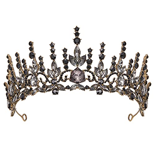 Baroque Rhinestone Wedding Tiara Crown for Bride