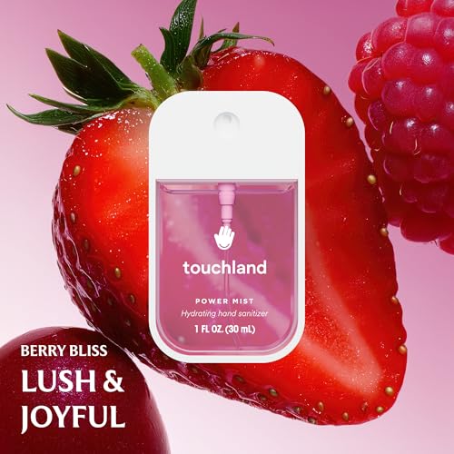 Touchland Juicy Bliss Travel Gift Set - Hydrating Hand Sanitizer & Body Mist