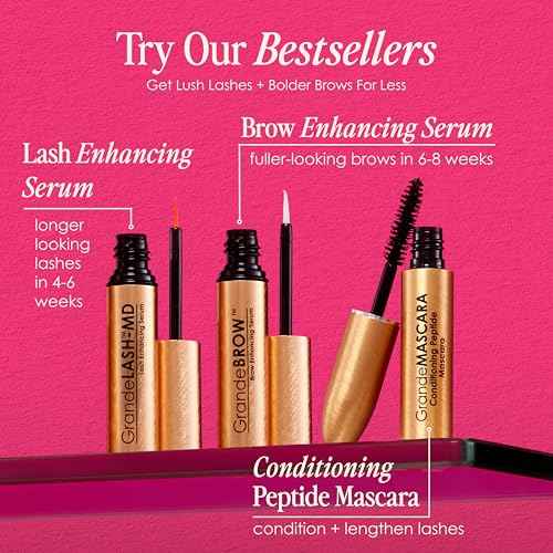 Grande Cosmetics Lash & Brow Care Systems ? Multi-Step Enhancing Sets for Longer, Fuller, Healthier Look