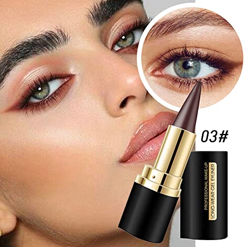 BINGBRUSH Gel Eyeliner Pencil Waterproof Brown