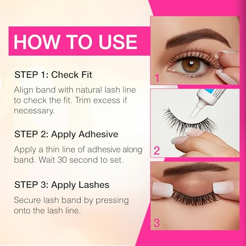Andrea #21 Natural Human Hair False Eyelashes 21mm