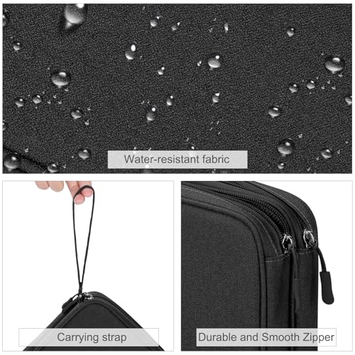 FYY Extra Large Electronic Organizer Bag for iPad & Cables