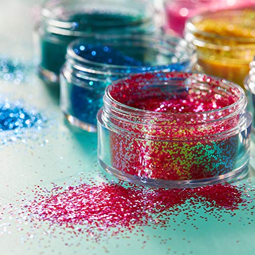 Iridescent Glitter Shakers by Moon Glitter ??100% Cosmetic Glitter for Face, Body, Nails, Hair and Lips - 5g - Blue