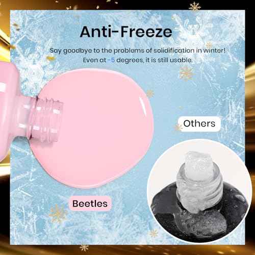 Beetles Liquid Latex for Nail 15ml - Peel off Nail Polish Cuticle Guard with Plastic Nail Care Stick Christmas Nails Design Air-Dry Liquid Latex Barrier for Protector Fingers