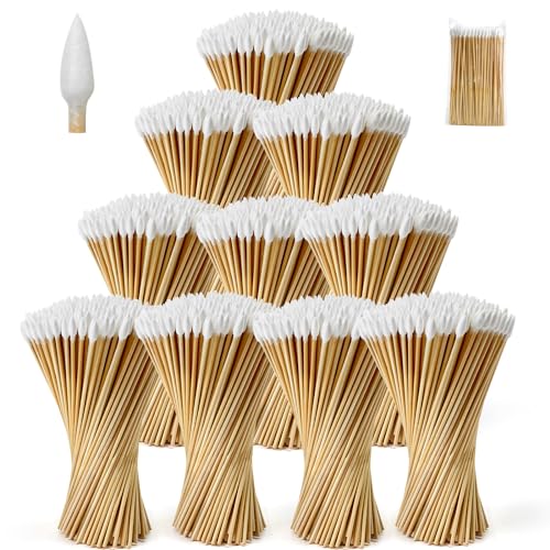 1000 PCS 6-Inch Cotton Gun Cleaning Swabs - Lint-Free