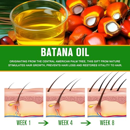 Batana Oil for Hair Growth - 100% Pure Natural 2.02 fl oz