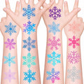 96 Snowflake Temporary Tattoos – Winter Party Favors