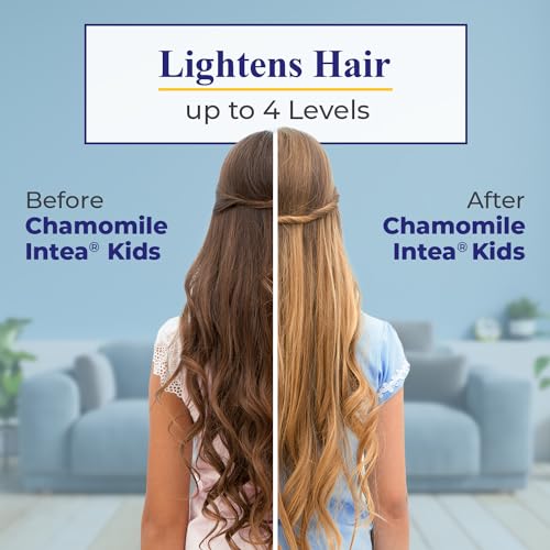 Kids Chamomile Hair Lightening Spray - Natural Sun Lightener for Dark & Blonde Hair